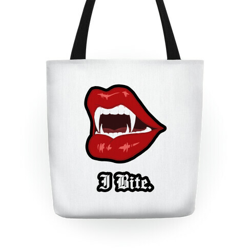 I Bite. Tote