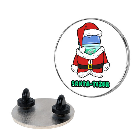 Santa-tizer Pin