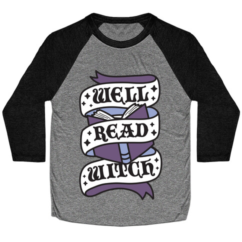 Well Read Witch Baseball Tee