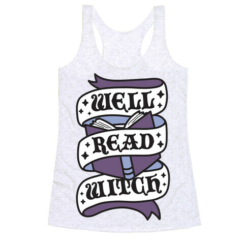 Well Read Witch Racerback Tank Top