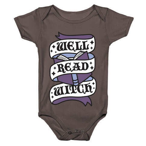 Well Read Witch Baby One-Piece