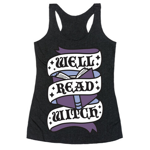 Well Read Witch Racerback Tank Top