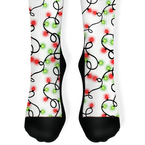 Christmas Lights Pattern Sock