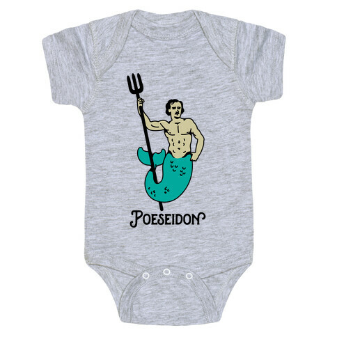 POEseidon, Edgar Allan Poe Poseidon Baby One-Piece