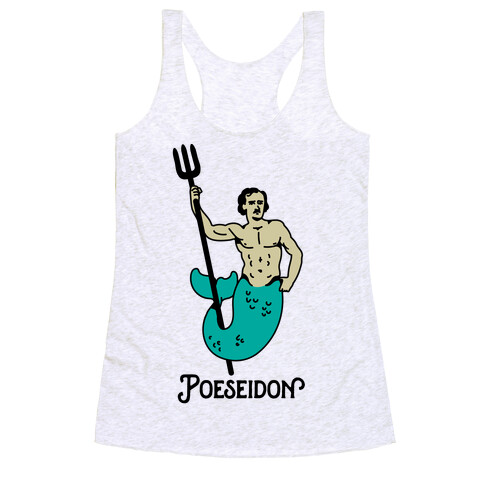 POEseidon, Edgar Allan Poe Poseidon Racerback Tank Top