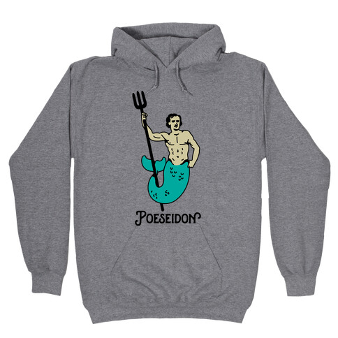 POEseidon, Edgar Allan Poe Poseidon Hooded Sweatshirt