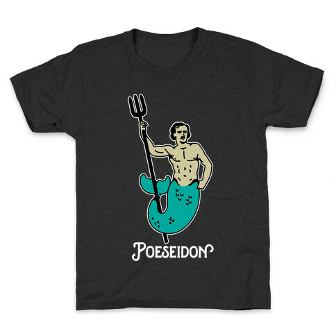 POEseidon, Edgar Allan Poe Poseidon Kids T-Shirt