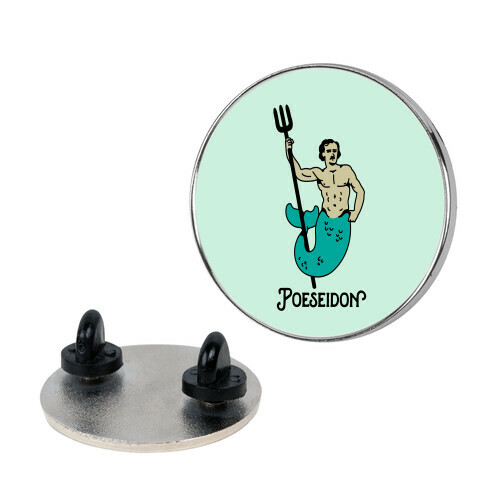 POEseidon, Edgar Allan Poe Poseidon Pin