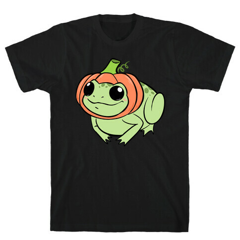 Frog In A Pumpkin Hat T-Shirt