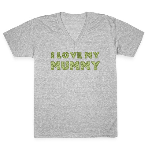 I Love My Mummy V-Neck Tee Shirt