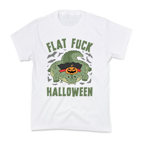 Flat F*** Halloween Kids T-Shirt