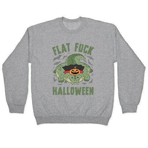 Flat F*** Halloween Pullover