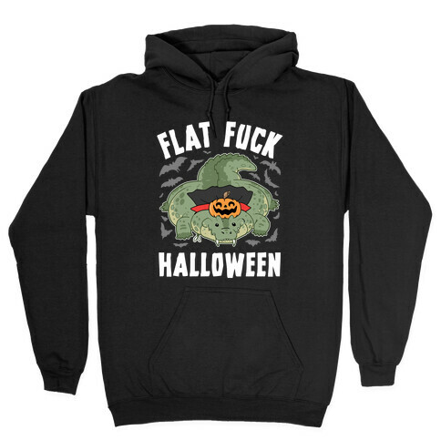 Flat F*** Halloween Hooded Sweatshirt