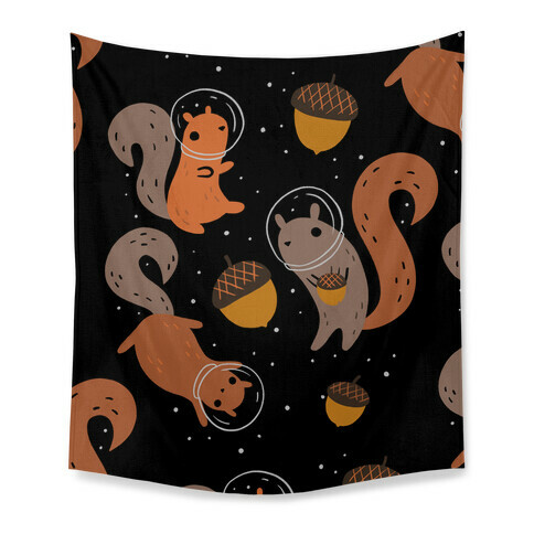 Squirrels In Space Tapestry