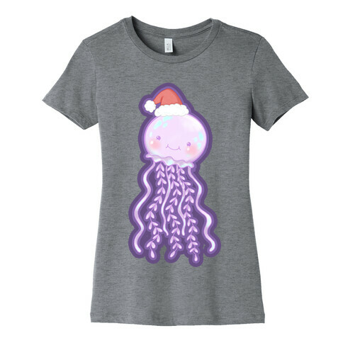 Christmas Jellyfish Womens T-Shirt