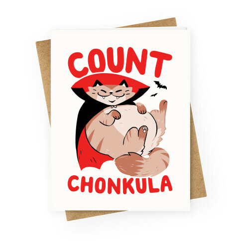 Count Chonkula Greeting Card