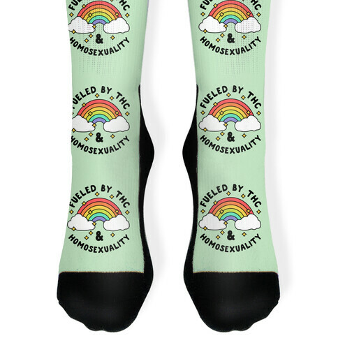 Fueled By THC & Homosexuality Sock