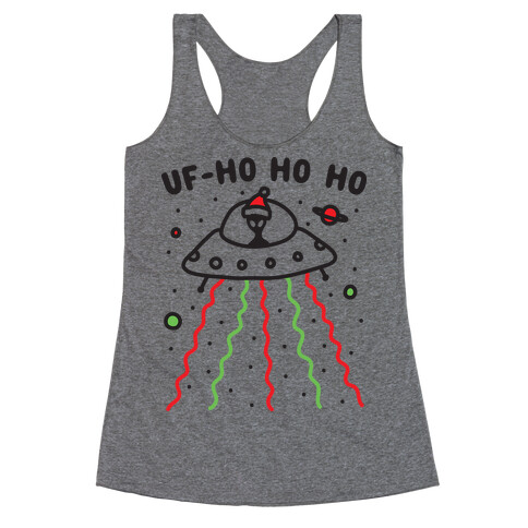 UF-Ho Ho Ho Santa Alien Racerback Tank Top