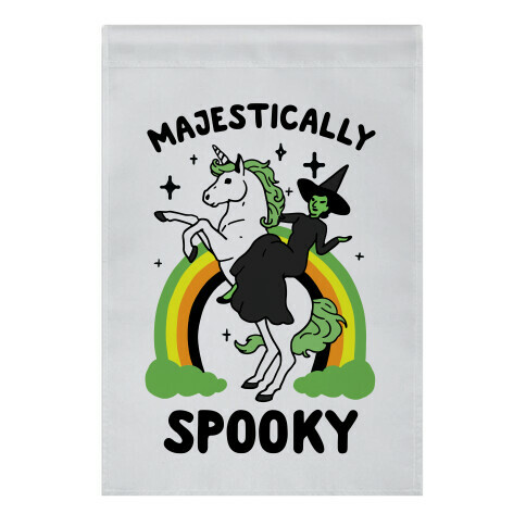 Majestically Spooky Garden Flag