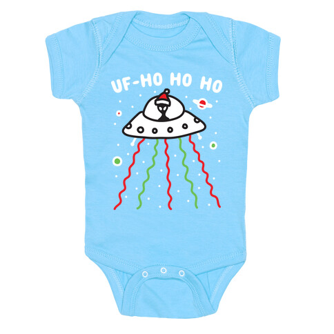 UF-Ho Ho Ho Santa Alien Baby One-Piece