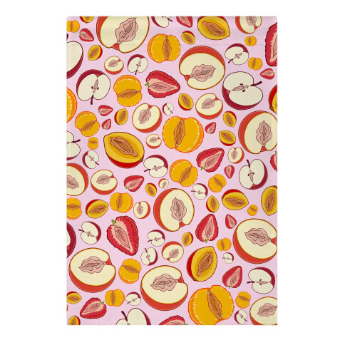 Fruity Vaginas Pattern Garden Flag