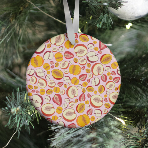 Fruity Vaginas Pattern Ornament