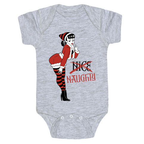 Naughty Elf Baby One-Piece