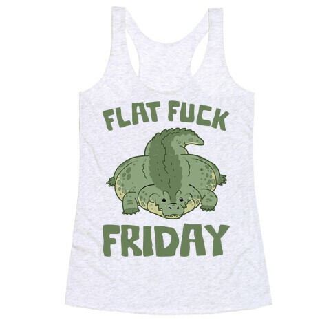 Flat F*** Friday Racerback Tank Top