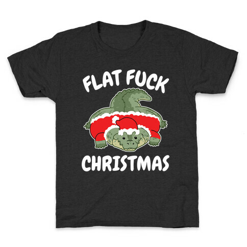 Flat F*** Christmas Kids T-Shirt