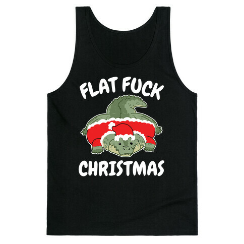 Flat F*** Christmas Tank Top