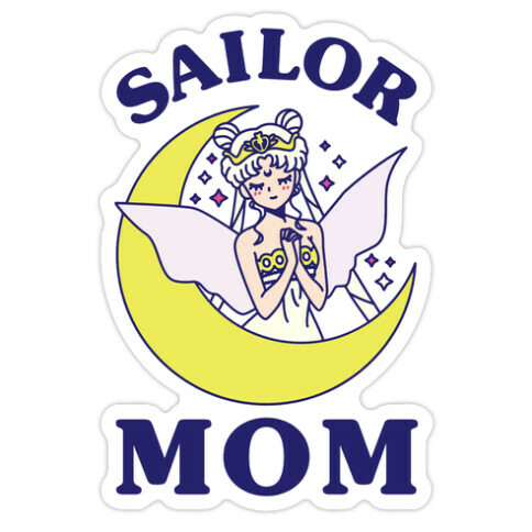 Sailor Mom Die Cut Sticker