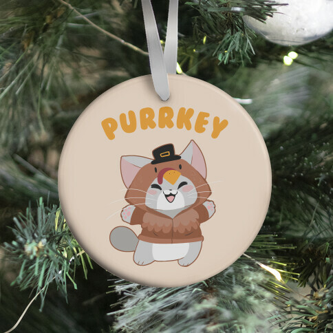 Purrkey Ornament