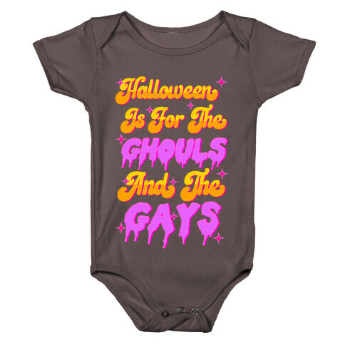 Halloween Is For The Ghouls And The Gays Baby One-Piece