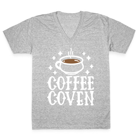 Coffee Coven V-Neck Tee Shirt