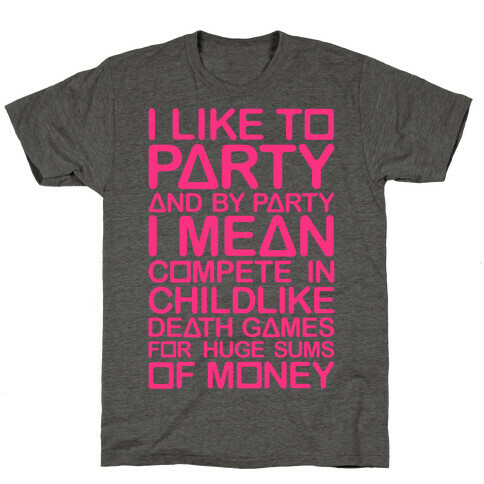 I Like To Party Squid Game Parody T-Shirt