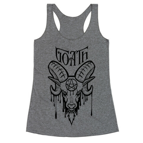 Goath (black) Racerback Tank Top