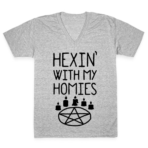Hexin' With My Homies V-Neck Tee Shirt
