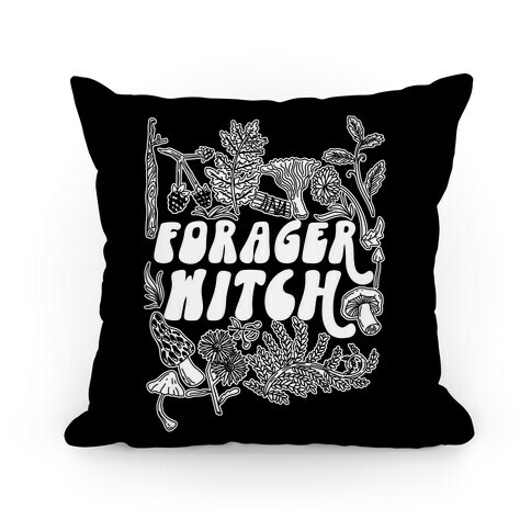 Forager Witch Pillow