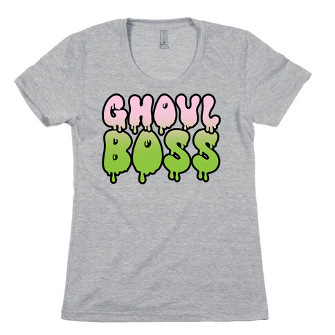 Ghoul Boss Girl Boss Parody Womens T-Shirt