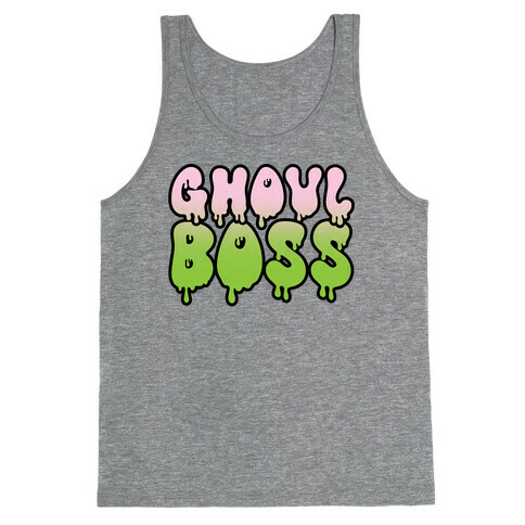 Ghoul Boss Girl Boss Parody Tank Top