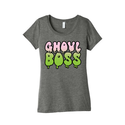 Ghoul Boss Girl Boss Parody Womens T-Shirt