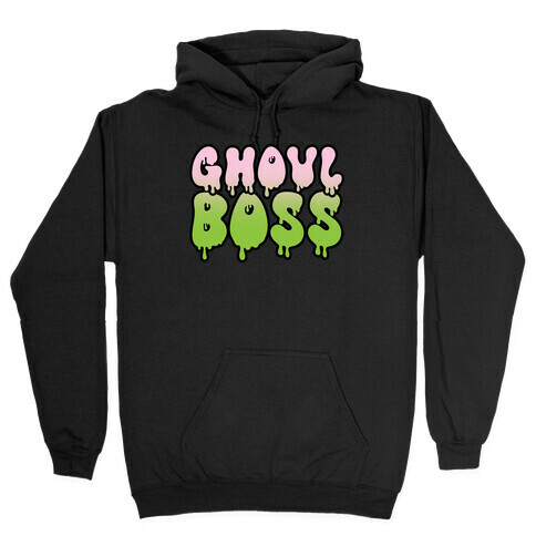 Ghoul Boss Girl Boss Parody Hooded Sweatshirt