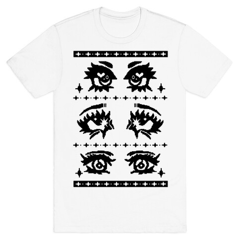 Anime Eyes Ugly Sweater T-Shirt