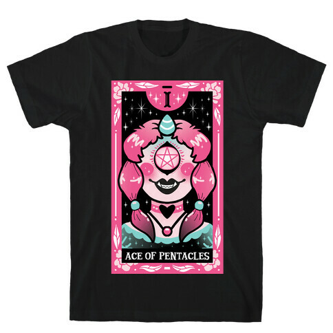 Creepy Cute Tarot: Ace Of Pentacles T-Shirt