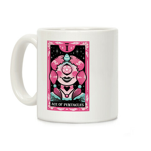 Creepy Cute Tarot: Ace Of Pentacles Coffee Mug