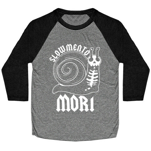 Slowmento Mori Snail Baseball Tee