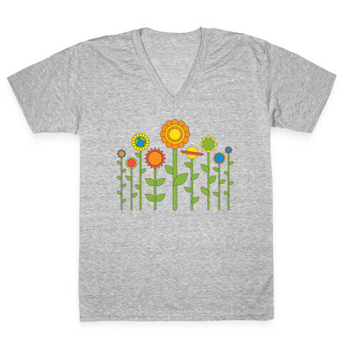 Plant Planets V-Neck Tee Shirt
