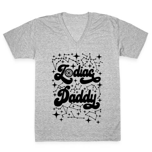Zodiac Daddy V-Neck Tee Shirt