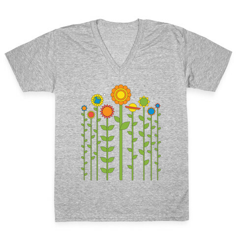 Plant Planets V-Neck Tee Shirt