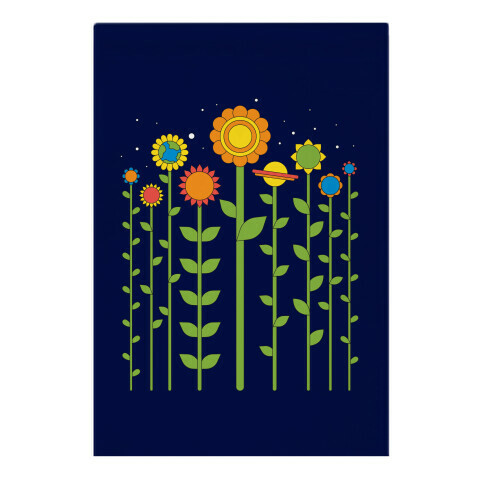 Plant Planets Garden Flag